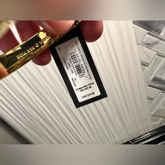 SALE Kate Spade Hole Punch Spade Hinge Bangle - Picture 6 of 12